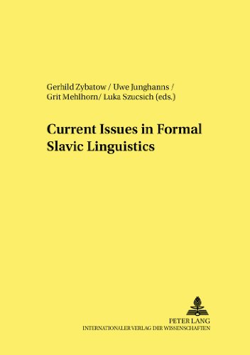Current Issues in Formal Slavic Linguistics (Linguistik International)