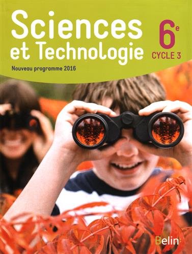 Sciences Et Technologie 6éme Cycle 3 : Livre De L'élève Format Compact ...