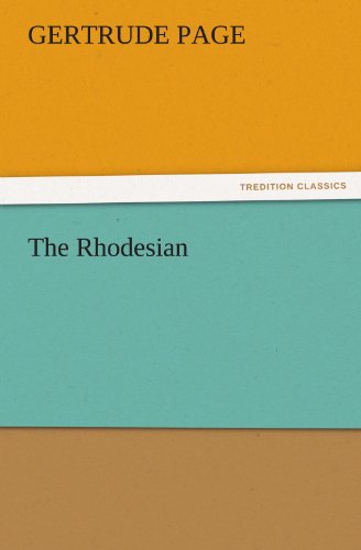 The Rhodesian (TREDITION CLASSICS)