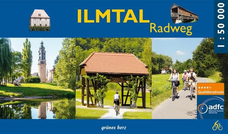 Ilmtal-Radweg Spiralo: Von Allzunah nach Kaatschen-Weichau. Mit Innenstadtplan Weimar. Maßstab 1:50.000. (Radfernwege)