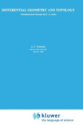 Differential Geometry and Topology: Contemporary Soviet Mathematics (Monographs in Contemporary Mathematics)