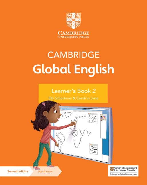 Elly Schottman Cambridge Global English Learner's Book 2 With Digital Access (1 Year), For Cambridge Primary English As A Second Language (Cambridge Primary Global