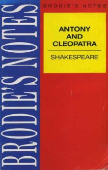 Brodie's Notes on William Shakespeare's "Antony and Cleopatra" (Pan study aids)
