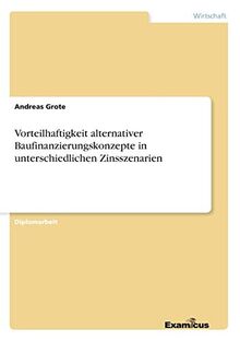 Vorteilhaftigkeit alternativer Baufinanzierungskonzepte in unterschiedlichen Zinsszenarien