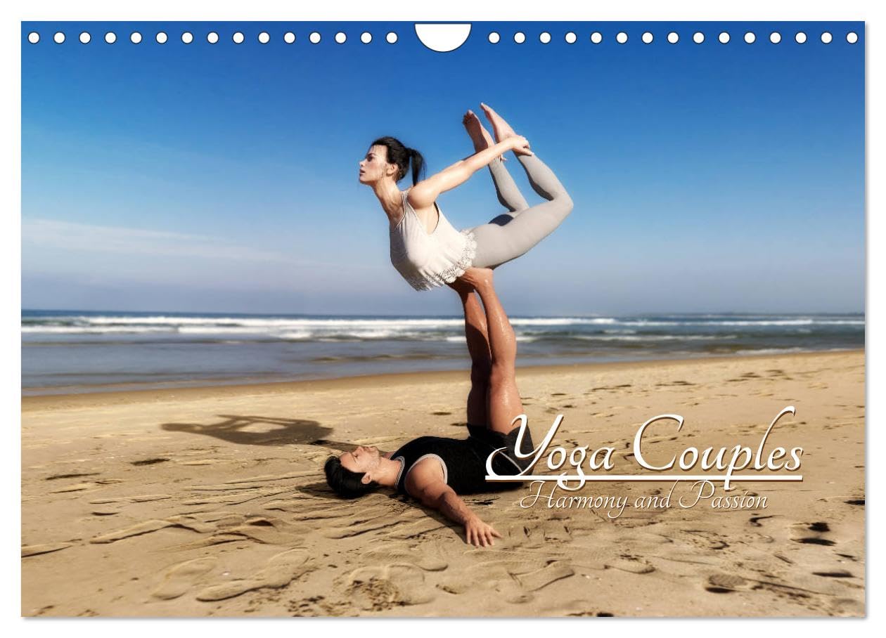 Yoga Couples - Harmony and Passion (Wall Calendar 2026 DIN A4 landscape), CALVENDO 12 Month Wall Calendar: Partner yoga - a new trend in the focus