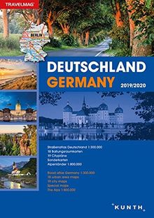 Reiseatlas Deutschland 2019/2020: 1:300.000 (KUNTH Reiseatlanten)