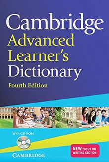 Cambridge Advanced Learner's Dictionary Fourth edition: Hardback with CD-ROM