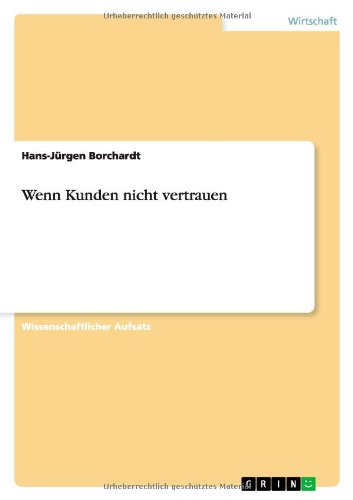 Wenn Kunden nicht vertrauen