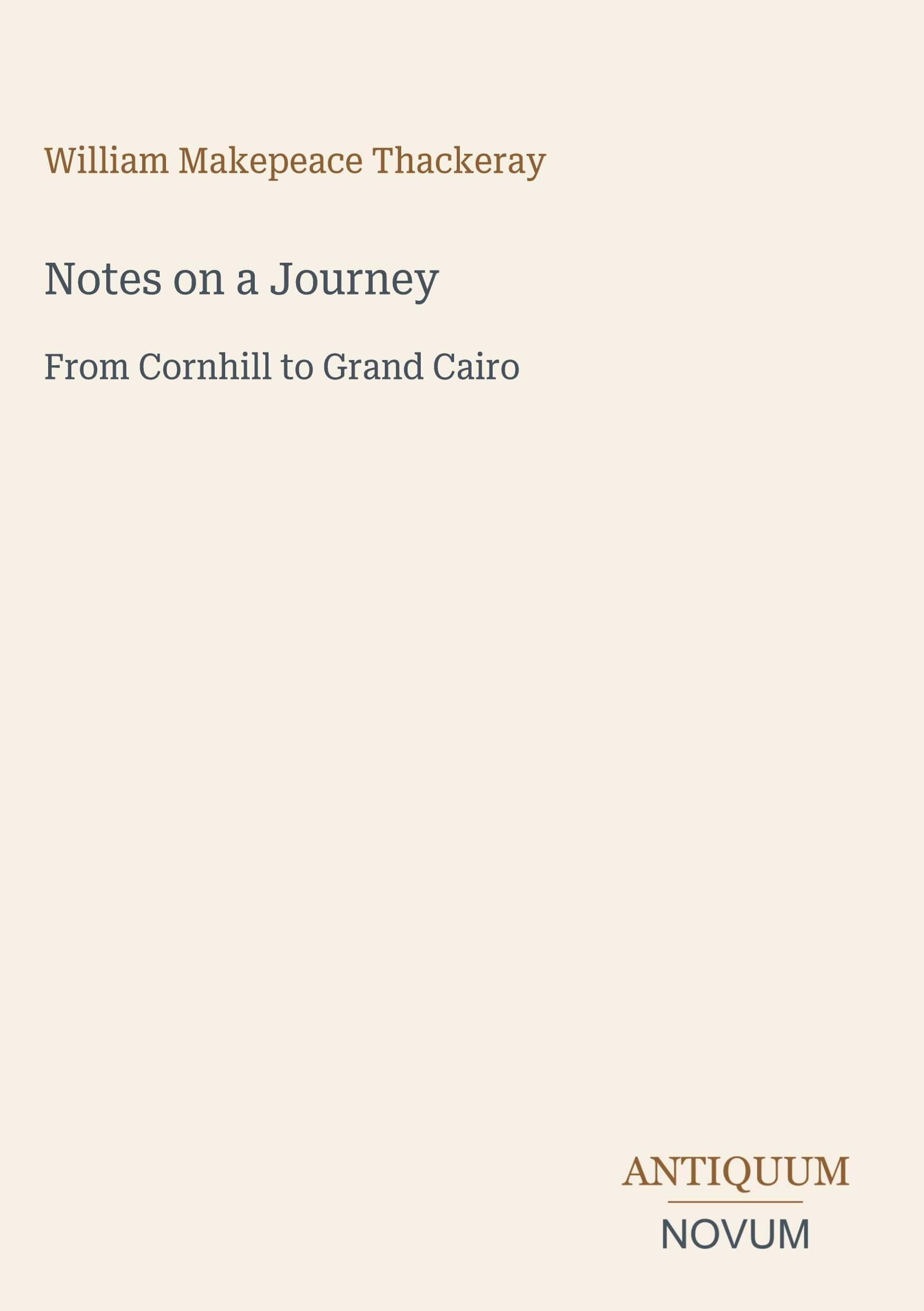Notes on a Journey