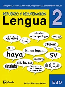 Lengua, refuerzo, repasa y aprueba, 2 ESO. Material complementario (Cuadernos ESO)