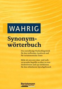 Wahrig Synonymwörterbuch