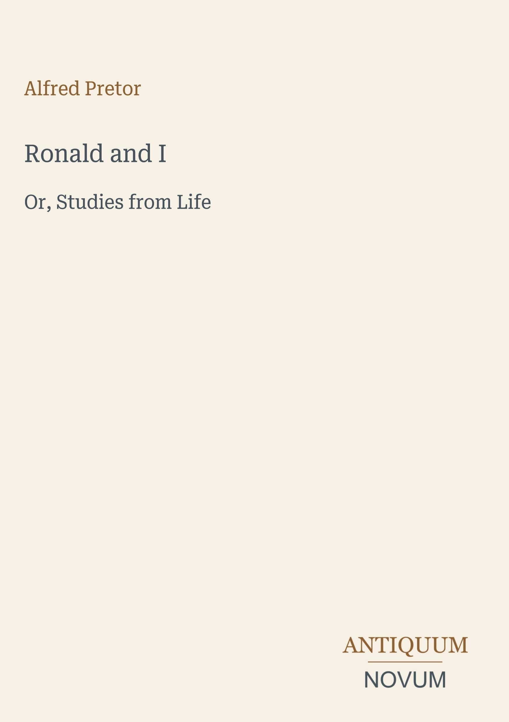 Ronald and I