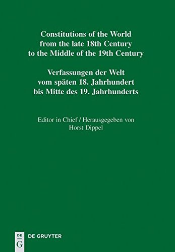 Constitutions of the World from the late 18th Century to the Middle of the 19th Century. The Americas. Constitutional Documents of Mexico 1814-1849: Querétaro - Zacatecas