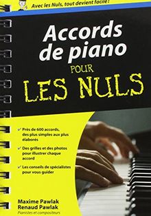 Accords de piano pour les nuls