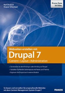 Webseiten erstellen mit Drupal 7 - Content - Layout - Administration