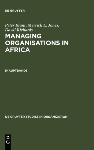 Managing Organisations in Africa (130./131. Winckelmannsprogramm der Archaologischen Gesellsch)