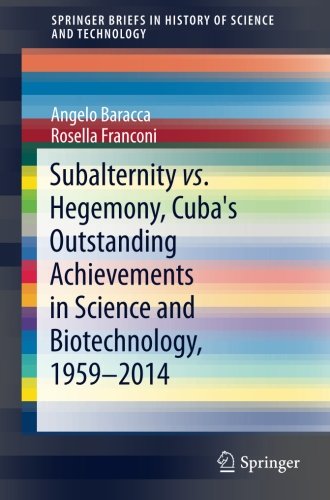 Subalternity vs. Hegemony, Cuba's Outstanding Achievements in Science and Biotechnology, 1959-2014 (SpringerBriefs in History of Science and Technology)