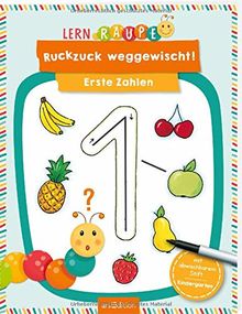 Lernraupe - Ruckzuck weggewischt! Erste Zahlen