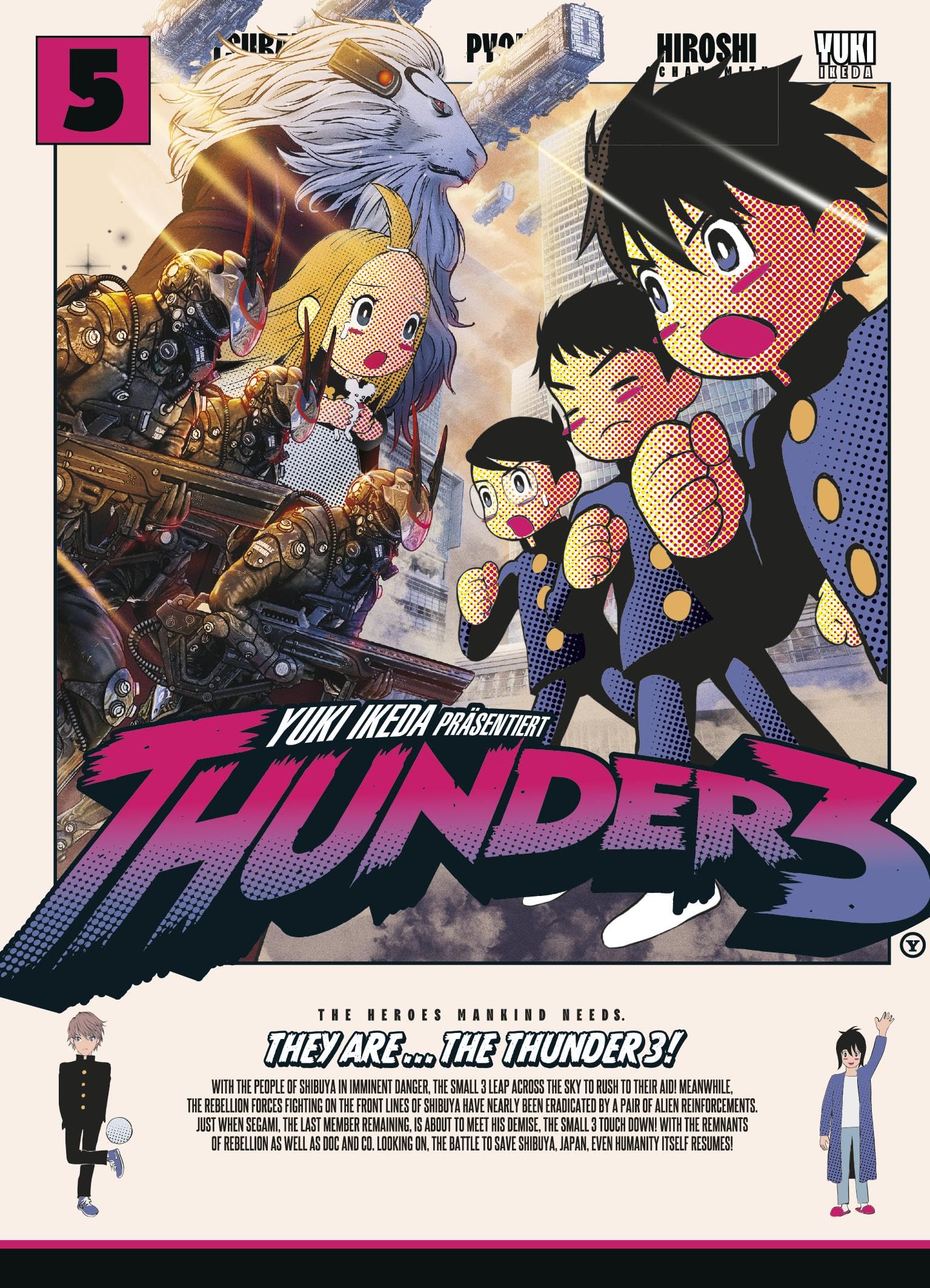 Thunder 3 Band 05: In diesem Sci-Fi-Manga wagen drei Freunde auf einer Rettungsmission den Sprung durch die Dimensionen