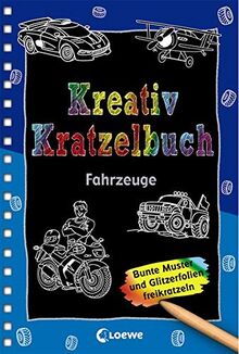 Kreativ-Kratzelbuch: Fahrzeuge: Kritz-Kratz-Beschäftigung für Kinder ab 5 Jahre