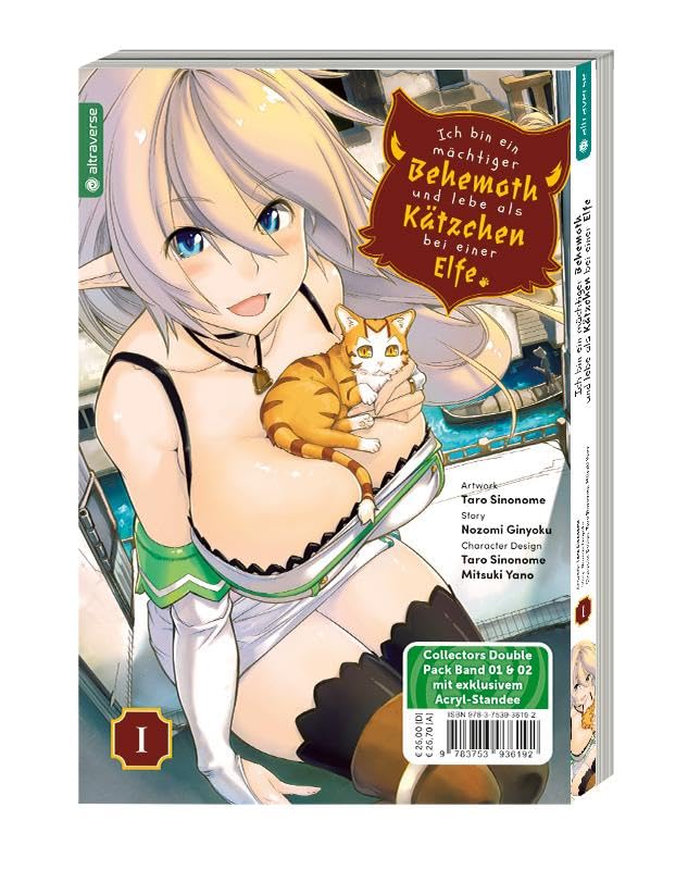 Ginyoku, Nozomi: Ich bin ein mächtiger Behemoth und lebe als Kätzchen bei einer Elfe Double Pack 01 & 02 mit Acryl-Standee