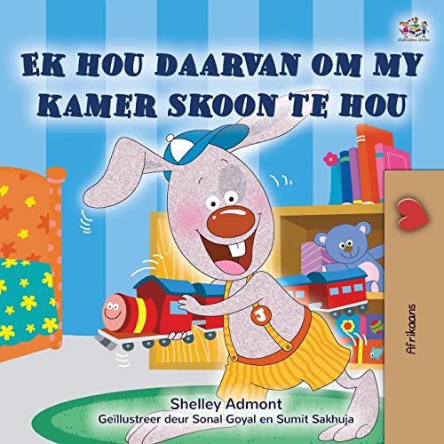 I Love to Keep My Room Clean (Afrikaans Book for Kids) (Afrikaans Bedtime Collection)