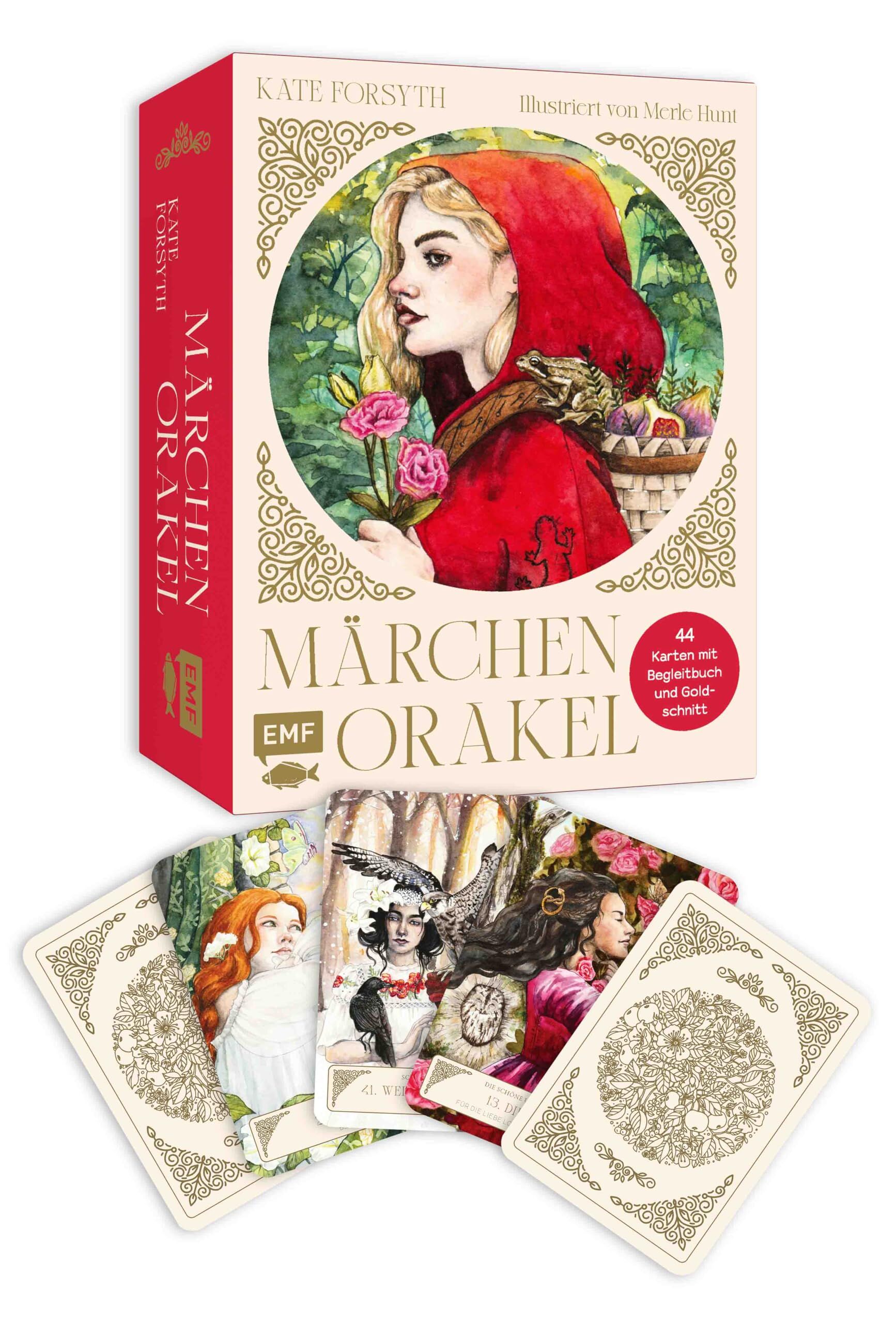 Forsyth, Kate: Orakel-Kartenset: Märchenorakel | Inspirierende Lehren und Weisheiten aus Rotkäppchen, Rapunzel, Rumpelstilzchen und Co.
