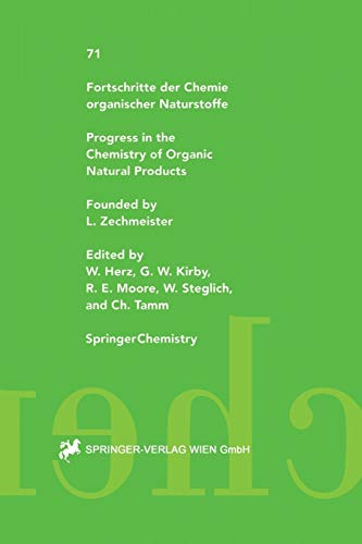 Fortschritte der Chemie organischer Naturstoffe / Progress in the Chemistry of Organic Natural Products (Fortschritte der Chemie organischer ... of Organic Natural Products, 71, Band 71)