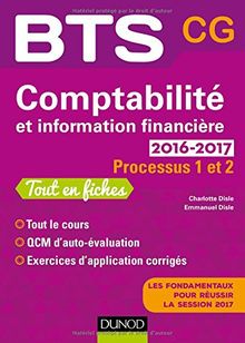 Comptabilité et information financière, BTS CG, 2016-2017 : processus 1 et 2 : tout en fiches