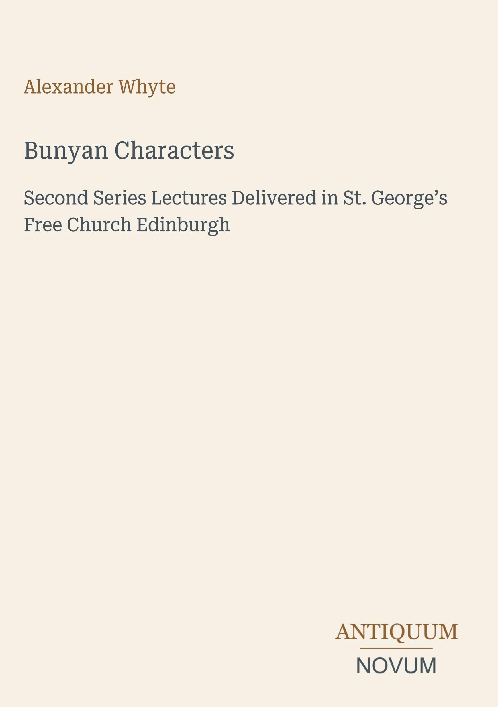 Bunyan Characters