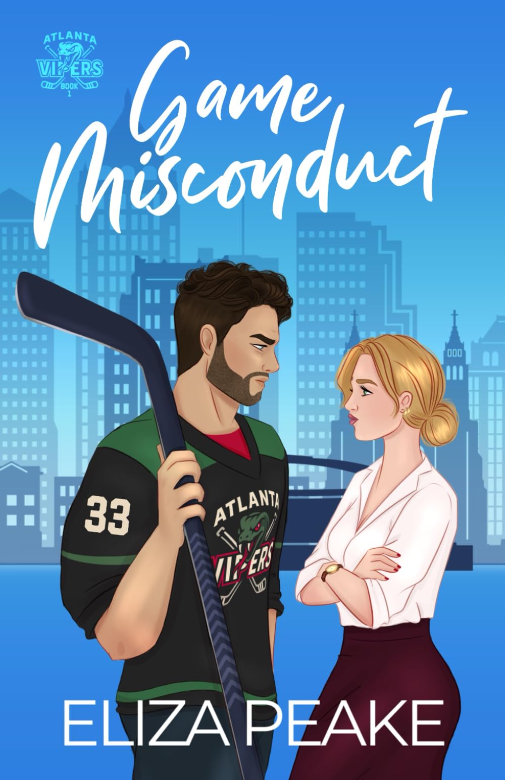 Game Misconduct: An age gap, grumpy-sunshine hockey romance (The Atlanta Vipers Series, Band 1)