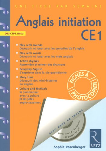 anglais initiation ; CE1 ; livre + cd - Bon état N/A sur Momox Shop
