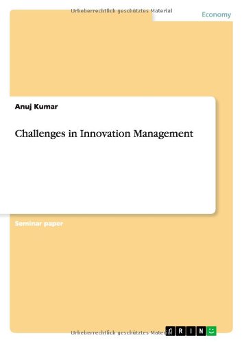 Challenges in Innovation Management