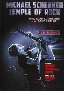 Temple of Rock-Live in Europe - Limited Deluxe Edition (2 CD, 1 Blu-ray, 1 Bonus-DVD) de Schenker,Michael | CD | état bon