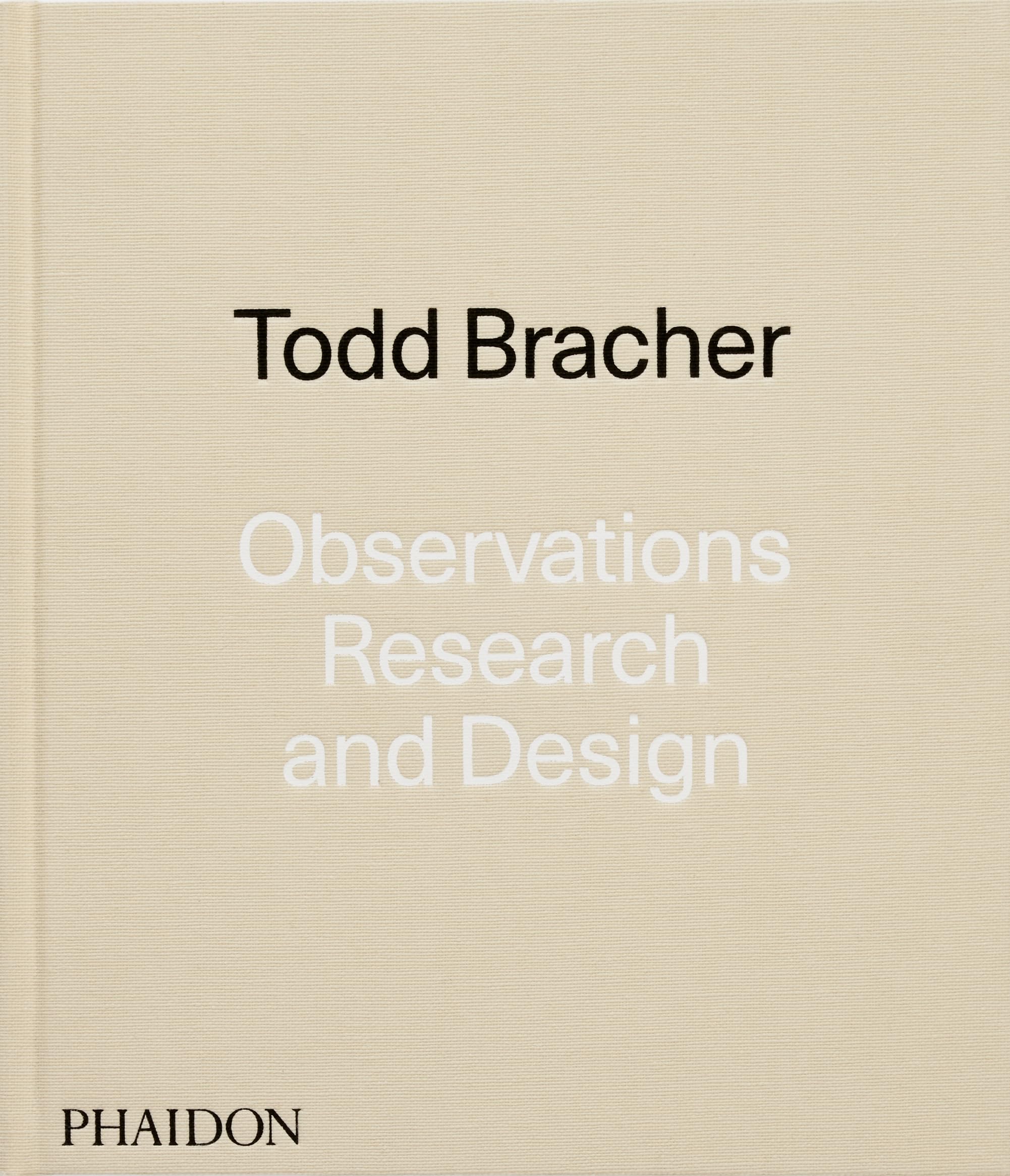 Todd Bracher : observations, research and design