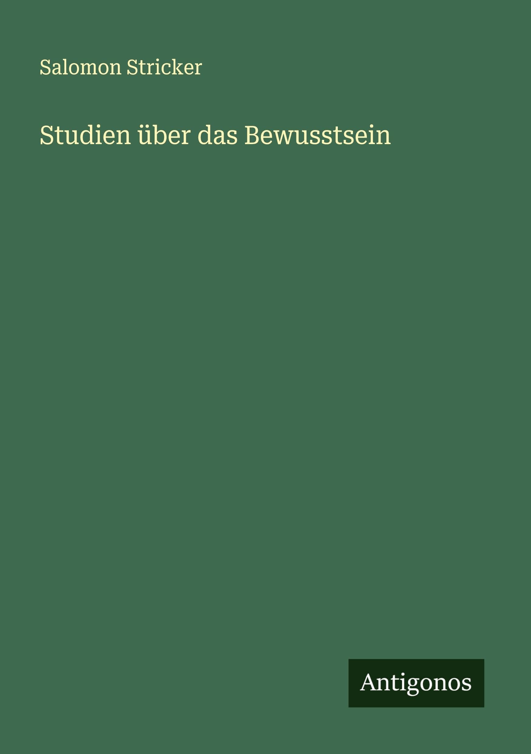 Studien über das Bewusstsein