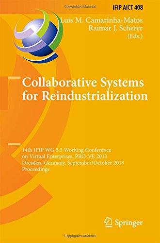 Collaborative Systems for Reindustrialization: 14th IFIP WG 5.5 Working Conference on Virtual Enterprises, PRO-VE 2013, Dresden, Germany, September 30 ... in Information and Communication Technology)