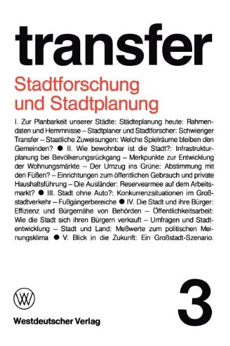 Stadtforschung und Stadtplanung (Transfer)