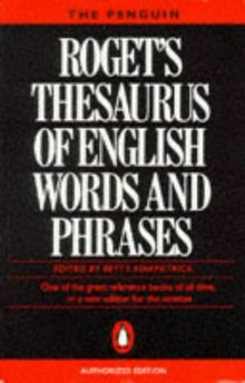 Roget's Thesaurus of English words and phrases (Reference Books)