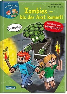 Lesenlernen mit Spaß - Minecraft Band 1: Zombies, bis der Arzt kommt!: Für Fans von Minecraft (1) (LESEMAUS zum Lesenlernen Stufe 2, Band 1)