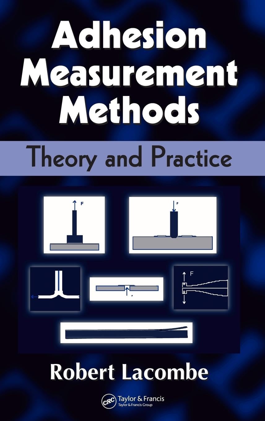 Adhesion Measurement Methods: Theory and Practice