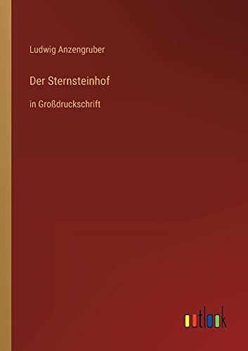 Der Sternsteinhof: in Großdruckschrift