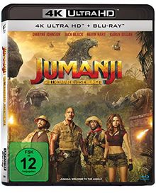 Jumanji: Willkommen im Dschungel (4K Ultra HD) [Blu-ray] von Jake Kasdan | DVD | Zustand sehr gut