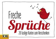 Freche Sprüche - Geschenkkartenbuch: 20 lustige Karten zum Verschenken