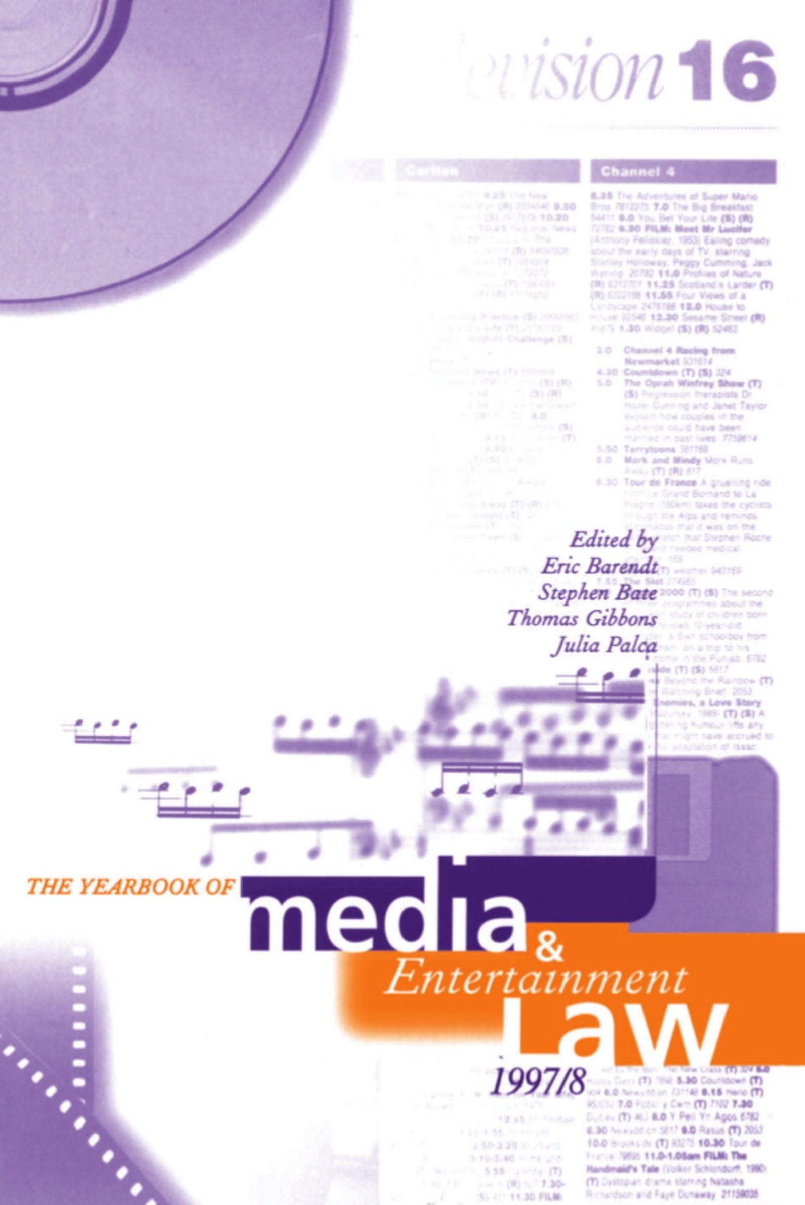 The Yearbook of Media and Entertainment Law: Volume III: 1997/98 (Yearbook of Copyright & Media Law, Band 3)