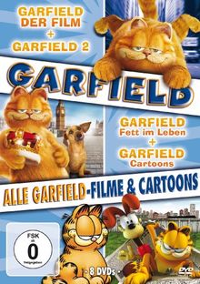 Garfield - Alle Garfield-Filme und Cartoons [8 DVDs]