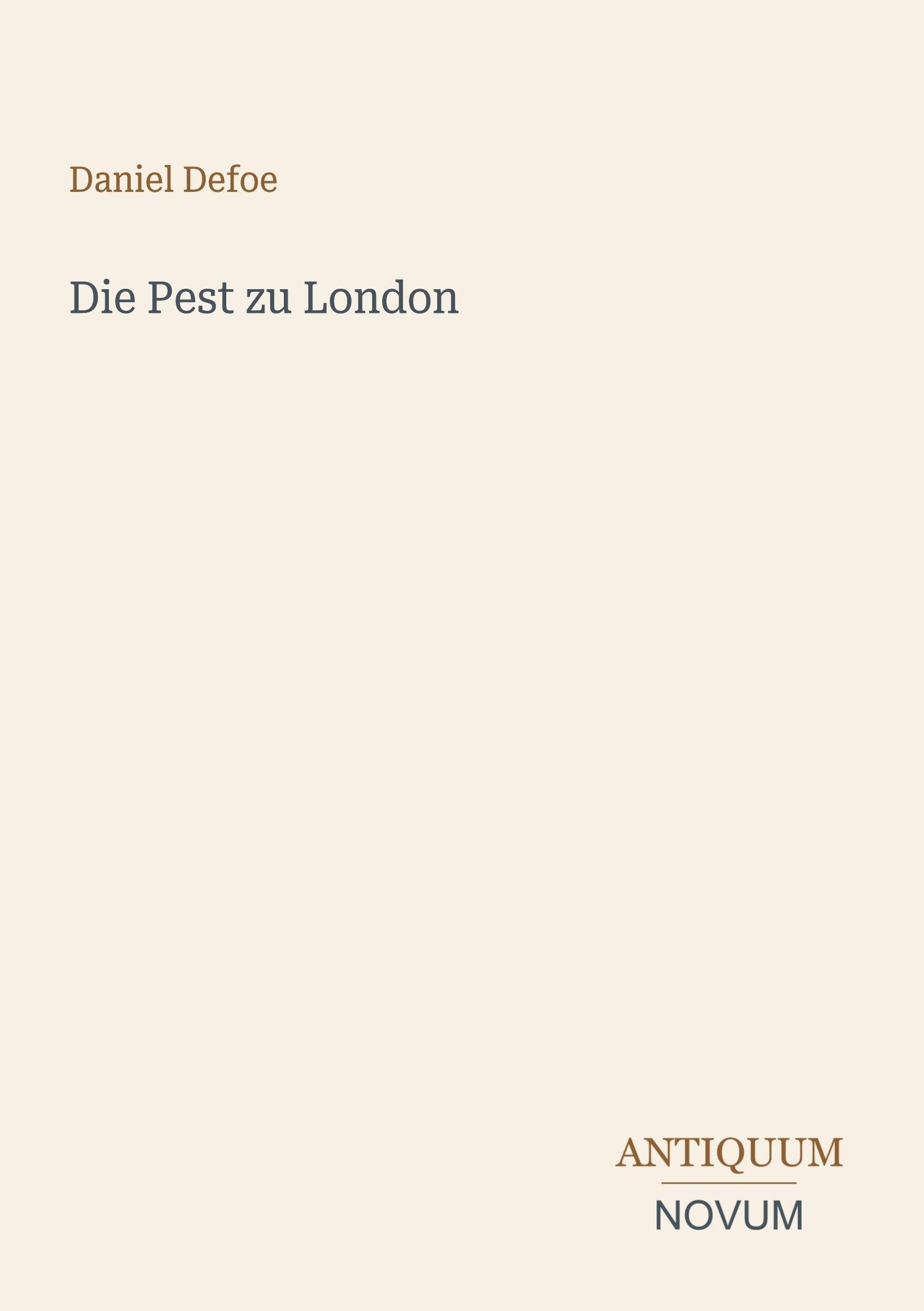 Die Pest zu London