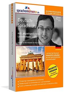 Sprachenlernen24.de Deutsch-Express-Sprachkurs: Lernsoftware auf CD-ROM für Windows/Linux/Mac OS X + Audio-Vokabeltrainer auf MP3-Audio-CD für Ihren ... mit Langzeitgedächtnis-Lernmethode