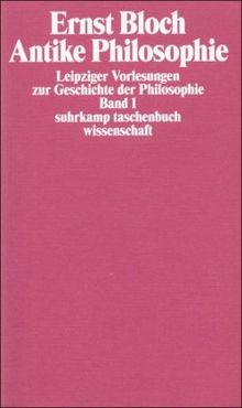 Leipziger Vorlesungen zur Geschichte der Philosophie 1950-1956: Antike Philosophie / Christliche Philosophie des Mittelalters. Philosophie der ... 4 Bde. (suhrkamp taschenbuch wissenschaft)