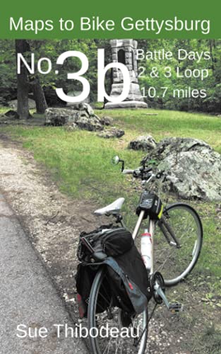Maps to Bike Gettysburg No. 3b: Battle Days 2 & 3 Short Loop